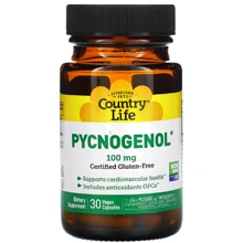 Country Life (Pycnogenol) Пікногенол 100 мг 30 капсул: Вид Неферментные