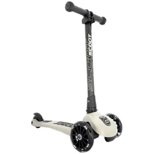 Самокат Scoot&Ride серии Highwaykick-3 со светящимися колесами светло-серый, 3-6 лет/50кг (SR-96344): Количество колес 3