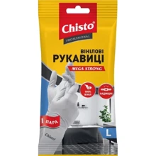 Перчатки Chisto виниловые размер L 1 пара (4823098413349): Вид Сверхпрочные