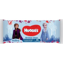 Детские влажные салфетки Huggies AOC Frozen 56 шт (5029053550022): Производитель Huggies