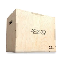Степ платформа и балансировочная платформа Плиометрический бокс 4FIZJO 3 в 1 60x50x40 см деревянный (4FJ0404): Вид Степ-платформа