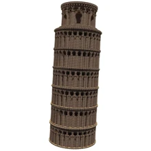 Картонний конструктор Cartonic 3D Puzzle LEANING TOWER OF PISA: Вид города, страны и архитектурные сооружения