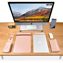 WIWU Elegant Office Sets Pink (6957815507313) for MacBook Pro 15": Цвет розовый (Rose Gold)