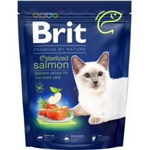Сухой корм Brit Premium by Nature Cat Sterilized Salmon для стерилизованных котов с лососем 300 г (8595602553013): Тип Сухой корм