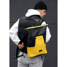 Мужской рюкзак Sambag RollTop X черно-желтый (24320628m): Пол Мужской