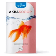 Корм Природа Акваколор для риб 10 г (4820157401200): Вид корму гранули