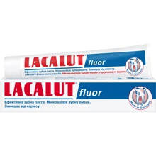Lacalut Зубная паста Фтор 75 ml: Назначение От зубного налета, Укрепление эмали, Очищение, Свежесть дыхания