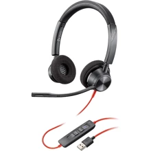 Наушники Poly BlackWire C3320-M USB HS Stereo (76J17AA): Тип конструкции накладные