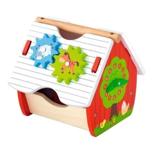 Дерев'яний сортер Viga Toys Веселий будиночок (50533): Тип сортер