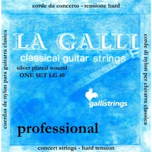 Струна для гитар Струны для классической гитары Gallistrings LG40 HARD TNS: Тип Комплект струн