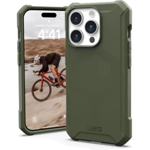 Чехол для iPhone Urban Armor Gear UAG Essential Armor Magsafe Olive Drab (114276117272) for iPhone 15 Pro: Цвет зеленый