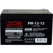 Powercom 12В 12Ah (PM-12-12): Тип Аккумулятор