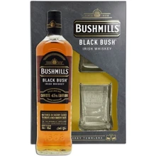Віскі купажований Bushmills Black Bush 43% 0.7 л у подарунковій упаковці + 2 склянки (EV7436946951961): Об'єм, л 0.7
