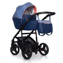 Универсальная коляска 2 в 1 Colibro Nesto 9023-CN-09, jeans, синий: Тип коляски Универсальная коляска (2-в-1)