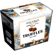 Цукерки Amourix Belgian Truffles Rice crisp трюфель з повітряним рисом 200 г (4820235280291): Вага, г 200