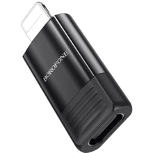 Адаптер Borofone Adapter BV18 Lightning to USB-C Black: Колір черный