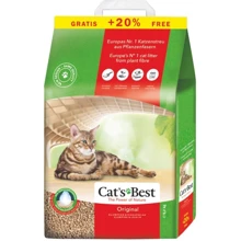 Наполнитель для кошачьего туалета Cat's Best Original древесный 5.2 кг 10+2 л (4002973191163): Вид Древесный