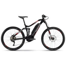 Електровелосипед Haibike SDURO FullSeven LT 2.0 500Wh 10 s. Deore 27.5", рама S, чорно-біло-червоний, 2020: Колір чорний
