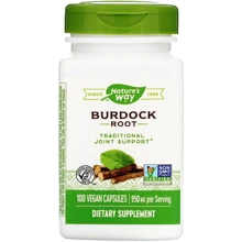Nature's Way, Burdock Root, 475 mg, 100 Capsules (NWY-11200): Форма выпуска Капсулы