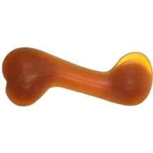 Іграшка для собак Flamingo Rubba Bone Кістка лита Коричнева 14x5.5x3.8 см (59220): Виробник Flamingo