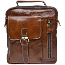 Чоловіча сумка планшет Borsa Leather коричнева (K15027-brown): Стать Чоловік