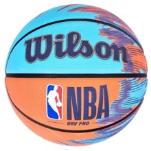 Мяч для игры Wilson NBA DRV PRO STREAK BSKT Blue/Orange баскетбольный size 7 (WZ3012501XB7): Вид Баскетбольные