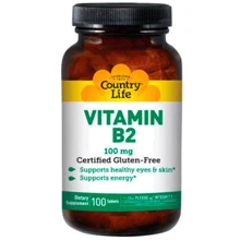 Country Life Vitamin B2 100 mg Витамин В-2 100 таблеток: Тип Витамин B