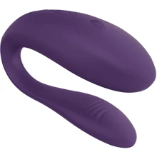 Вібратор для пар We-Vibe Unite Purple, однокнопковий пульт дистанційного керування: Для кого для пари