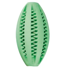 Игрушка для собак Flamingo RUGBY WITH MINT овальный мяч с зубцами и запахом мяты резина 11.5х6.5 см: Производитель Flamingo