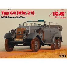 Німецький штабний автомобіль Typ G4 (Kfz.21), WWII German staff car (ICM35538): Виробник ICM
