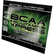 Амінокислота для спорту Scitec Nutrition BCAA+Glutamine Xpress 12 g /sample/ Fruity Bubblegum: Смак Фруктова жувальна гумка