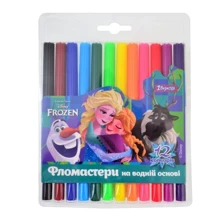 Фломастери 12 кол. "Frozen" (650363): Тип На водній основі