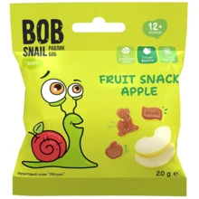 Фруктовий снек Улитка Боб Fruit Snack Яблуко 20 г (1740850): Тип Снеки