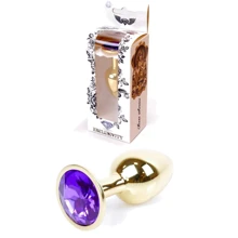 Анальная пробка BOSS of TOYS Boss Series - Jewellery Gold PLUG Purple S (BS6400025): Для кого Унисекс