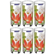 Набор стаканов Luminarc Pop Flowers Green D2279 (6 пр.) (270 мл): undefined undefined