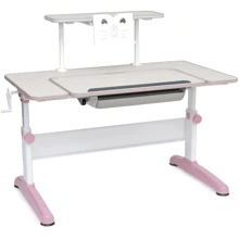 Парта SingBee Q-Assembly U Pink + Книжная полка SBS-610 (SBS-603-PK + SBS-610): Тип Парта