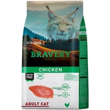 Сухий корм Bravery Chicken Adult Cat корм для дорослих кішок з куркою 600 г (7623 BR CHIC_600 GR): Тип Сухой корм