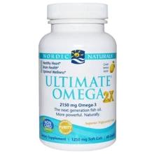 Nordic Naturals Ultimate Omega 2X Lemon flavour 2150 mg Риб'ячий жир зі смаком лимона 60 гелевих капсул: Тип Омега 3