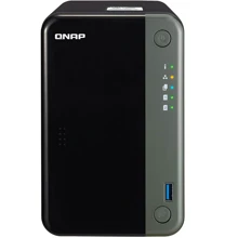 Сетевой накопитель (NAS) QNAP 2BAY 4GB TS-253D-4G: Слоты для дисков 2х 2,5"/3,5" SATA
