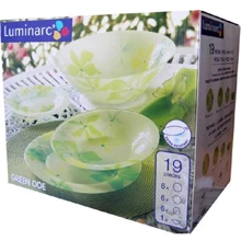 Столовий сервіз Сервіз Luminarc Green Ode G0797 (19 пр.): Кількість персон 6