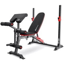 Скамья для жима и пресса Hop-Sport HS-1095 с партой Скотта: Вид применения домашний