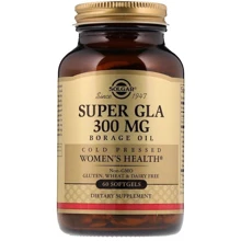 Solgar Super GLA Borage Oil Women's Health 300 mg Солгар масло огуречника Бораго 60 капсул: Форма выпуска Капсулы