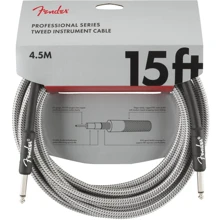 Кабель инструментальный Fender Cable Professional Series 15' White Tweed: Производитель Fender