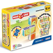 Geomag MAGICUBE Animal Friends | Магнитные кубики Друзья животных: Количество деталей, шт. 4