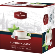 Чай Feelton чорний London Classic 100х2 г (8908012648017): undefined undefined