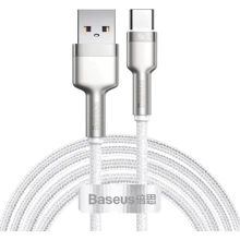 Кабель Baseus USB Cable to USB-C Cafule Metal 40W 2m White (CATJK-B02): Тип USB Cable - USB-C