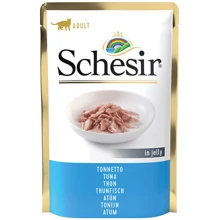 Влажный корм для котов Schesir Tuna тунец в желе 85 г: Тип паучи