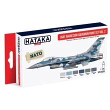 Набір фарб Hataka Hobby Ескадрилья Агресор ВПС США ч.2, 6 шт.: Виробник Hataka Hobby