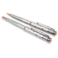 Набір ручок Gianni Terra кулькова та перова SILVER WITH GOLD HH122/B-F(silver): Виробник Gianni Terra