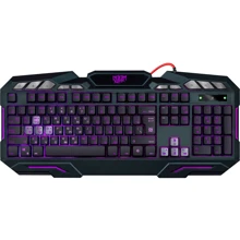 Клавиатура Defender Doom Keeper GK-100DL (45100): Подключение проводное